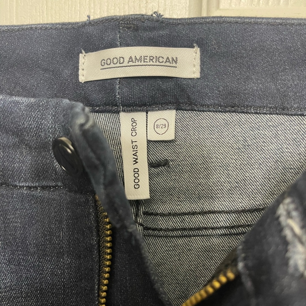 Good American Charcoal Gray Skinny Jeans